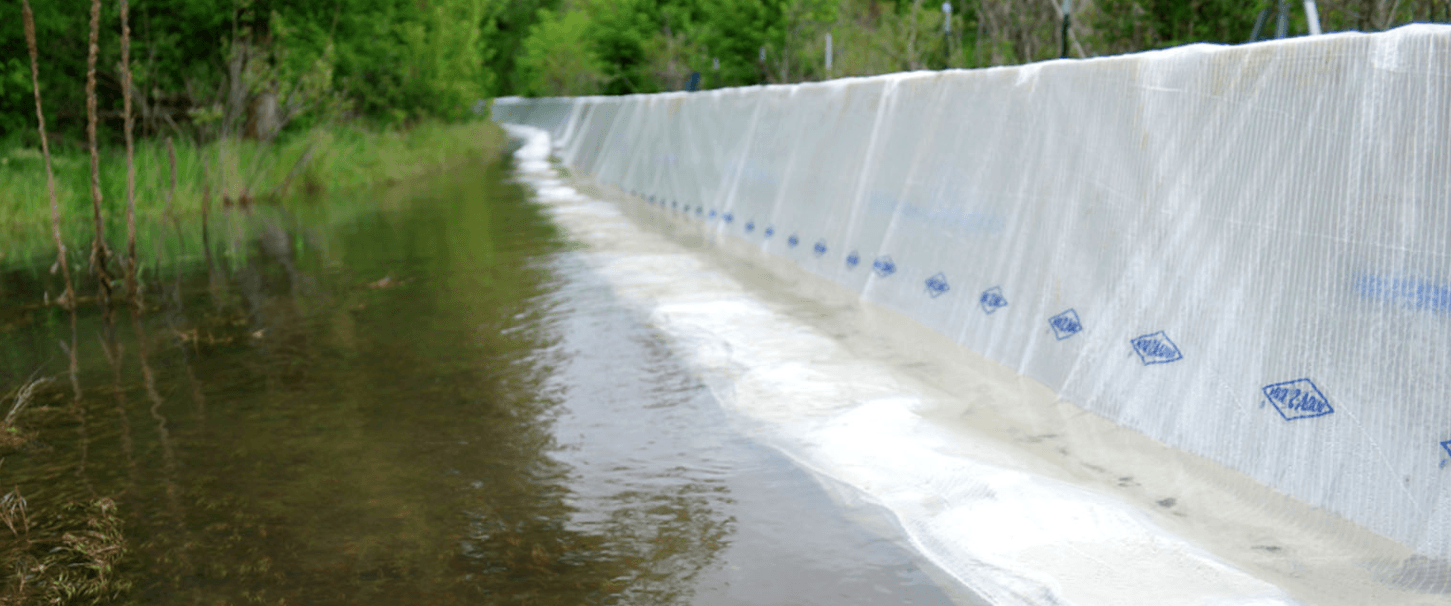 Using Bulk Bags and Flood Barriers for Water Diversion and Flood Control