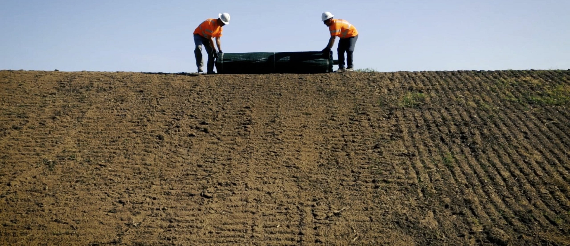 Erosion Control Mats Steep Slope and Channel Installation